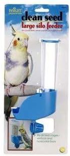 JW Insight Clean Seed Silo Bird Feeder Large - (2.75" W x 8.25" H) - Pack of 2