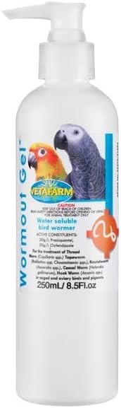 Worm-Out Gel Effective for Pigeons & Aviary Birds (100ml)