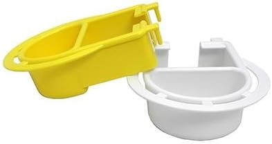 Extender Bird Cage Feeder Dish Small (Single Dish, Color Will Vary)