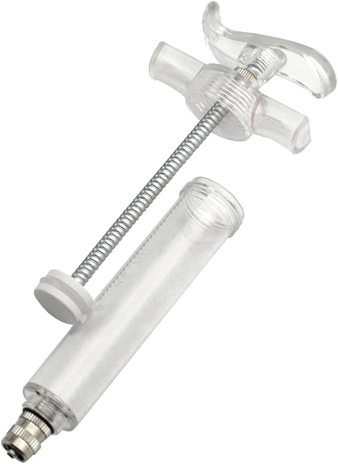 Baby Bird Feeding Syringe Bird Syringe Feeder Feeding Tubes with 6PCS Curved Gavage Tubes for Baby Birds Parrot Small Pet (20ML)