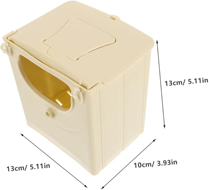 BESPORTBLE 5pcs Box Bird Breeding Box Bird Nesting House Plastic Nest Parakeet Cage Small House Plastic Cage Sleeping s House Pet Supply