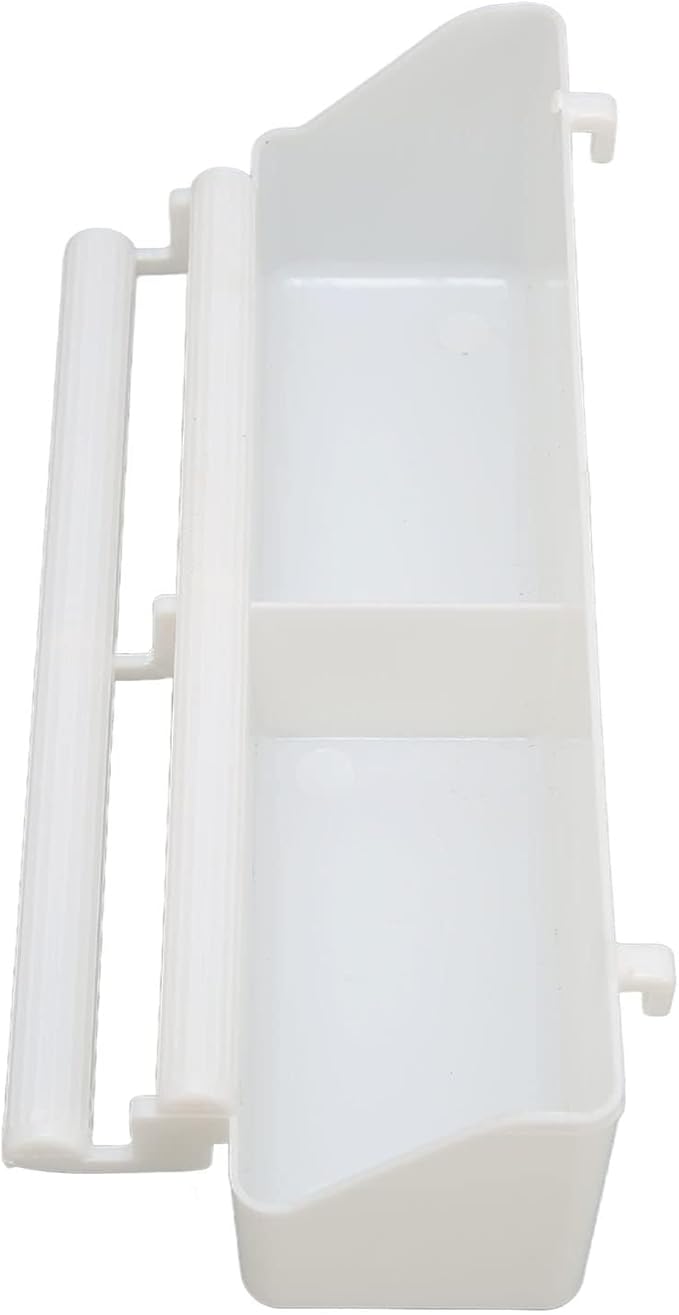 Bird Feeder, No Mess Cage Hanging Feeder Cup Pet Bird Food Double Plastic Seed Water Dispenser Standing Frame for Parrots Cockatiel Pigeon Sparrow Cage Bowl