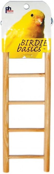 Prevue Pet Products BPV383 Birdie Basics 5-Step Wooden Ladder for Bird, 8-1/2-Inch