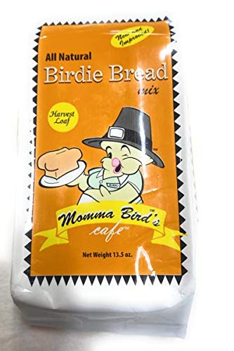 Momma's Bird Bread Mix for Bird Food or Bird Treat - Bundle of One Original and One Harvest Bag