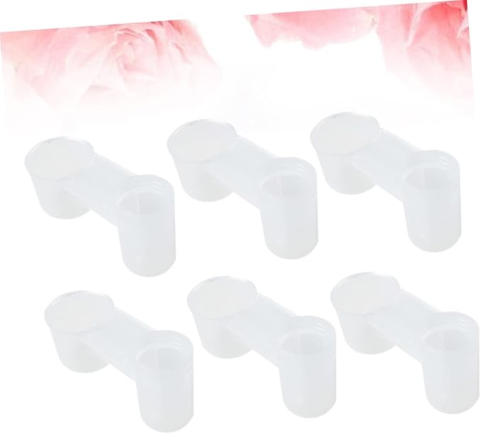 DOITOOL 30 Pcs Water Bottle Bird Drinker Birds Waterer Easter Island Statues Chicken Waters and Feeder Bottle Waterer Feeder Cup Automatic Drinking Fountain Parrot