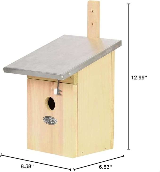 Esschert Design Tit Nesting Box, Blue