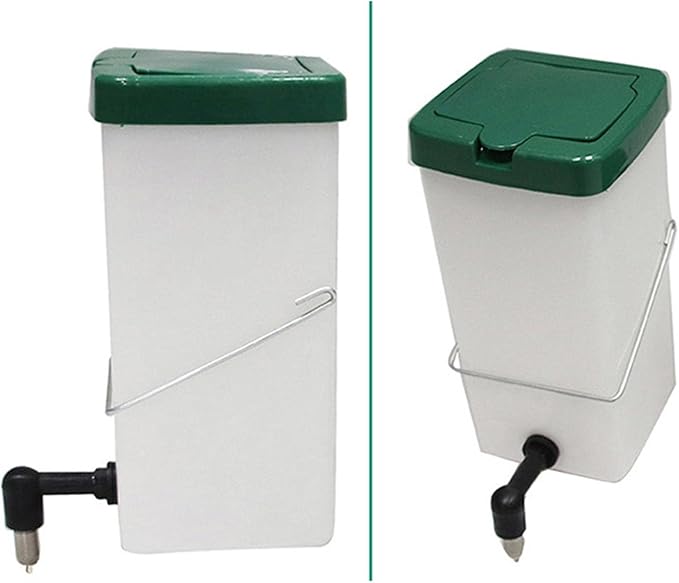 Fenteer Automatic Drinker Water Feeder Dispenser Small Pet Drinking Bowl Detachable for Rabbit Hamster Bunny Chick, 1L