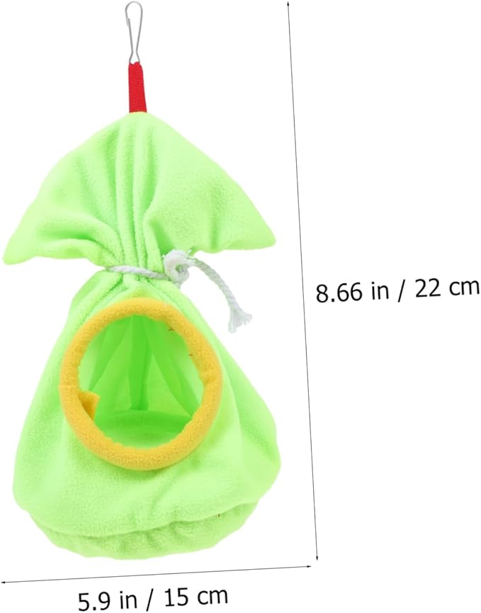 POPETPOP Bird Nest Bed Parrot Sleeping Hammock Bird Bag Parakeet Cage Warm Sleeping Pouch
