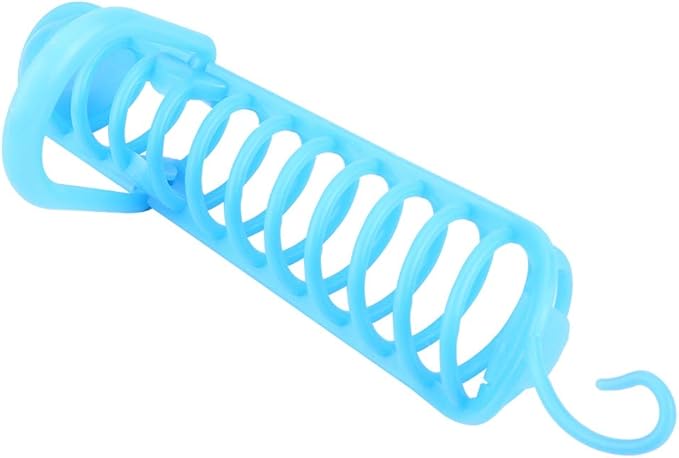 Millet Holder for Birds Parrots Feeder Basket Hollow Basket Food Fruit Feeding Perch Stand Hanging Fruit Vegetable Millet Container Birds Feeders(Blue)