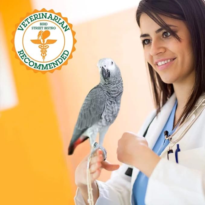 Bird Street Bistro Parrot Tea 3oz - Parakeet & Cockatiel Food Vitamin Substitute - Bird Health Supplies - Bird Food Topper (0.1875 Pound, Halcyon Tea)
