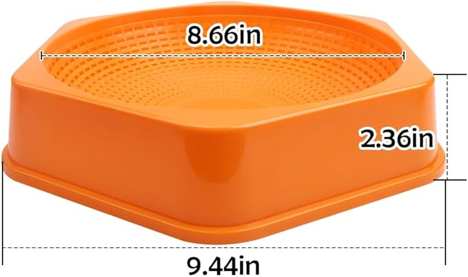 DQITJ 10 Pack Pigeon Nesting Bowl Bird Canary Anti Tip Egg Hatching House with Ventilation Holes for Home Farm (Yellow)