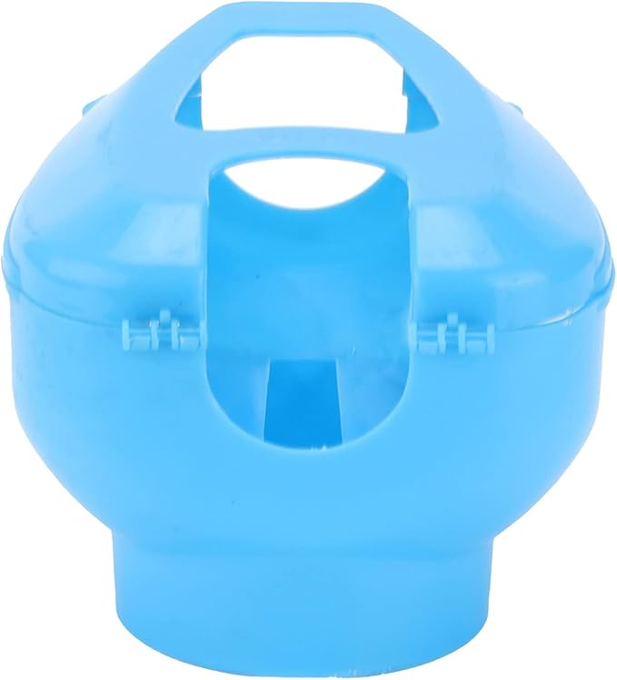 Yctze Plastic Frame Holder – Fixed Feeder for Young Racing Pigeons, Medicines Holder for Bird Care, Easy to Install, and Safe Feeding Solution (Blue)