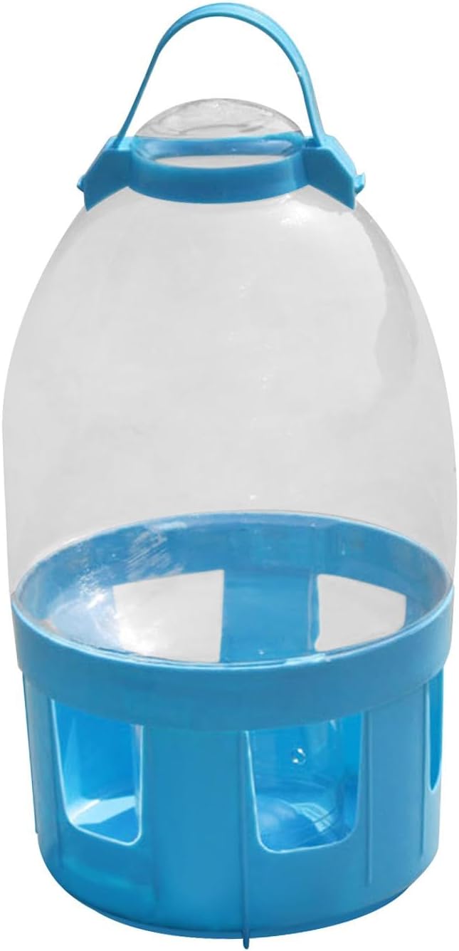 Bird Water Feeder Water Dispenser Convenient Hanging Feeding Tool Dove Drinker for Farm Cockatiels Pigeons Chick Pet Supplies, 6L