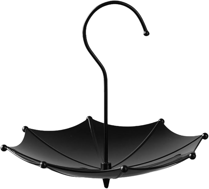 Umbrella Shaped Bird Feeder,Hanging Bird Feeder Tray,Hanging Unique Garden Decoration Bird Trough Bath for Yard Patio Courtyard Lawn