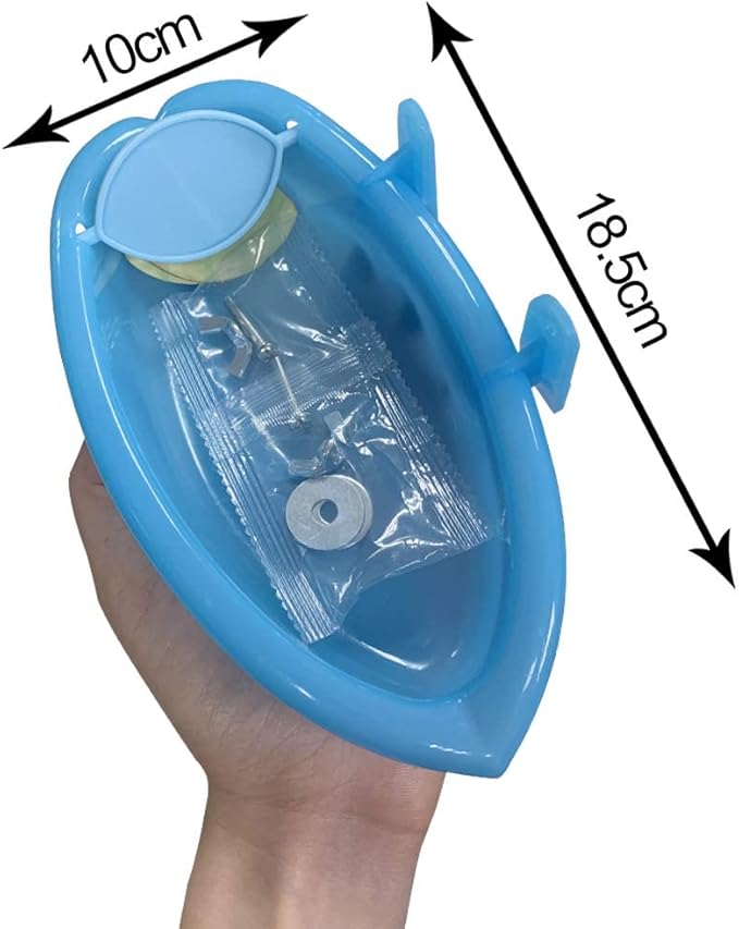 2PCS Bird Bath Tub Plastic Bird Bath Toy Bird Cage Accessories with Mirror for Pet Parrot Parakeet Cockatiel
