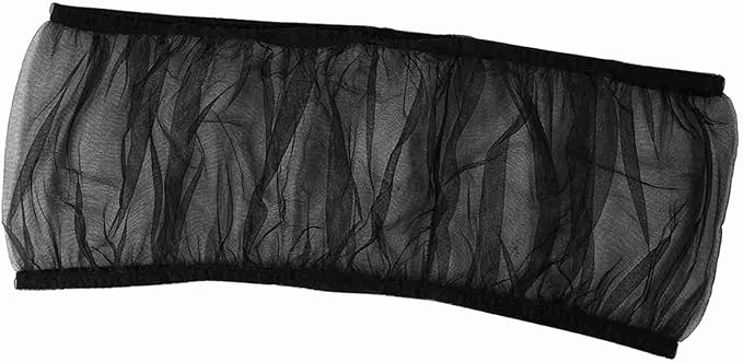 TOPINCN Universal Bird Cage Skirt Nylon Ventilated Mesh Seed Catcher for Parrots Black Cage Accessory Pet Supply