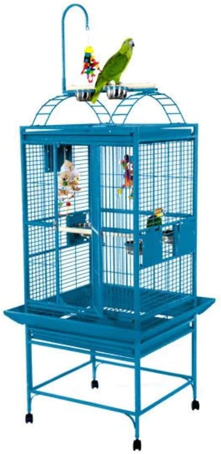 A&E Cage Co. Play Top Cage with 5/8" Bar Spacing, 24"x22", Black