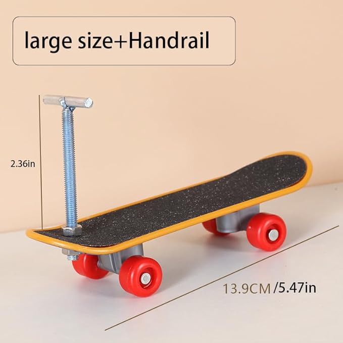 2Pcs Bird Skateboard,Bird Toys for Parrot,for Bird Training Toys (Large)