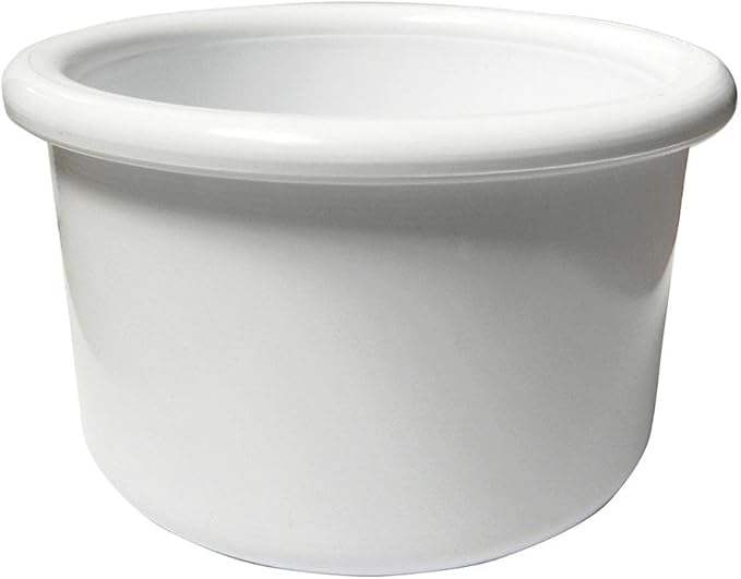 A&H Tool & Die Crock-Style White Plastic Bird Dish 16 oz