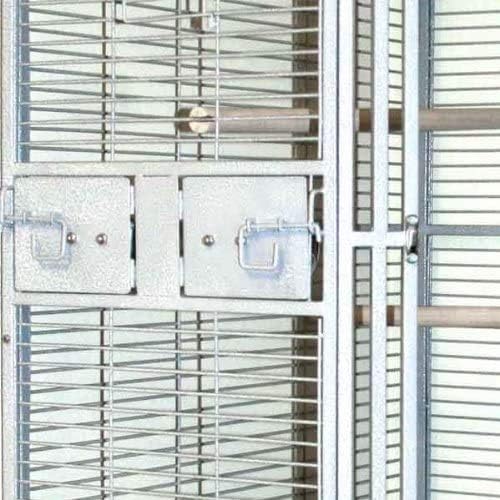 Huge XX-Large Parrot Escape Jumbo Corner Cage with Seed Skirt Perfect for Large Parrots, African Greys, Macaws, Cockatoos, Large Birds/Parrots