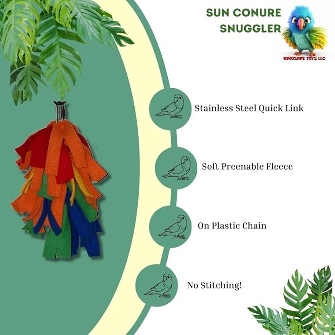 Birdsafe Toys Sun Conure Snuggler