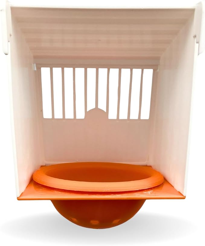 Bird nest breeding Box, Plastic nest Box with Sliding lid, nest Box for Cages. Cage Mounted Bird Nest House, Plastic Hanging Hut for Lady Gouldians, Goldfinches, Finches, Canaries and Exotic Birds