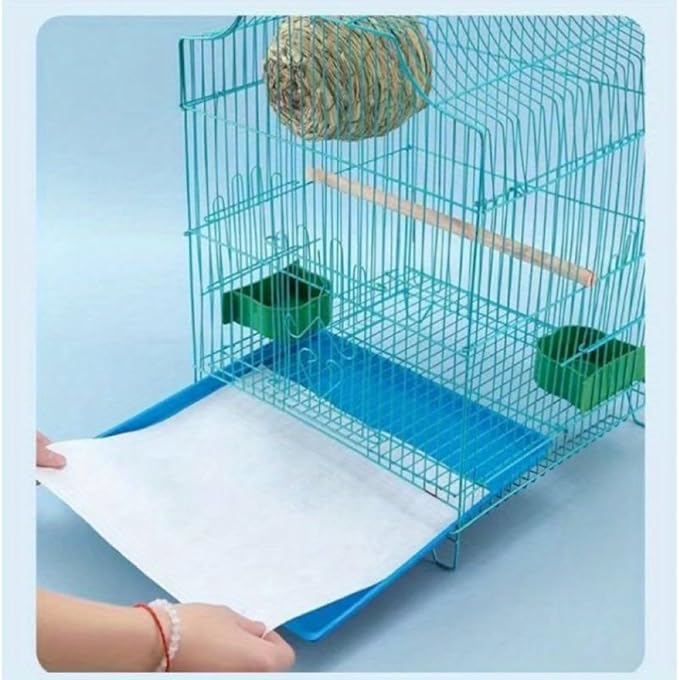 150ct Birdcage Liner Choose Plain-Poly Coated-Wax-Reptile-Pet Liner Message with EACT Size After Ordering (Poly Coated up to 24x30)