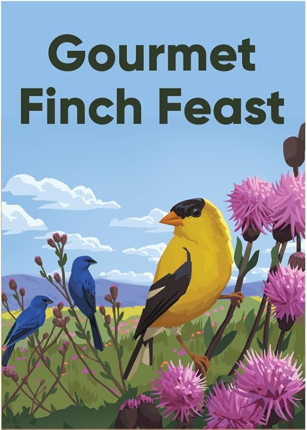 Bird Pro Holistic Bird Seed - Premium Seed for Backyard Feeding (36 Pounds, Gourmet Finch Feast)