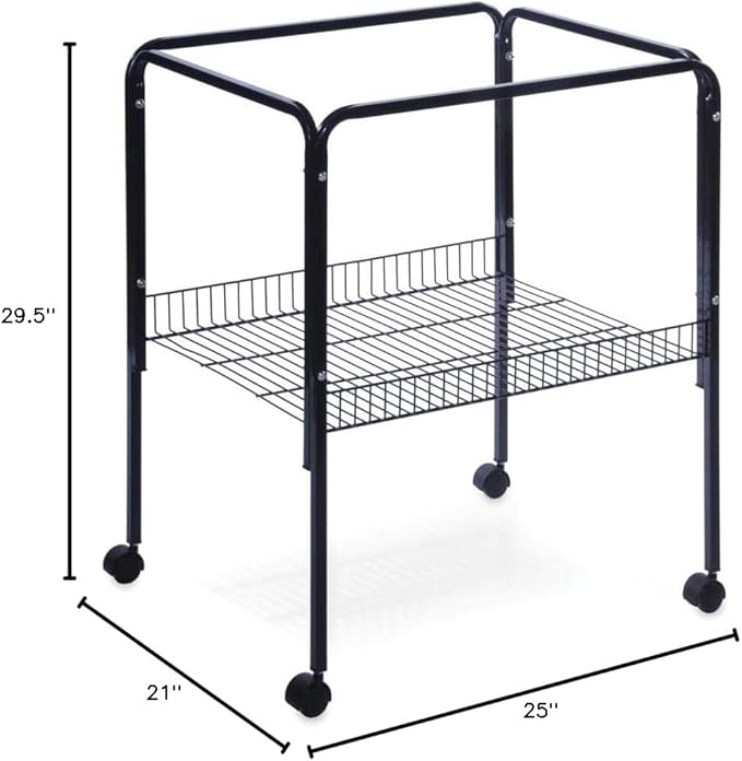 Prevue Pet Products BPV2521S Bird Cage Stand for Base Cages, Black