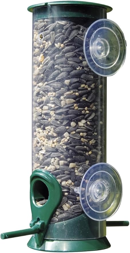 CJ Wildlife Discovery Window Bird Seed Feeder, Transparent, VIT-21104