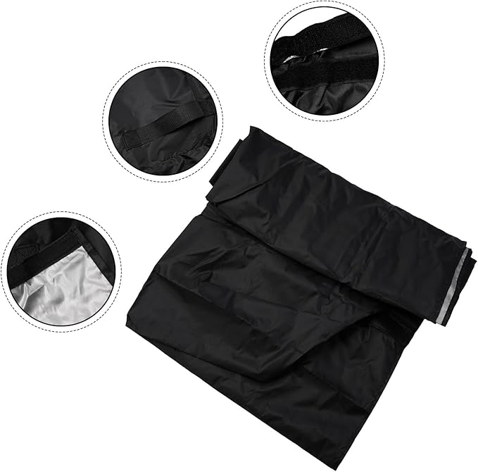 2 Sizes Black Birdcage Cover With UV for PROTECTION, Bird Cage Cover For Pets' Good Night Easy Installation And Removal(M)
