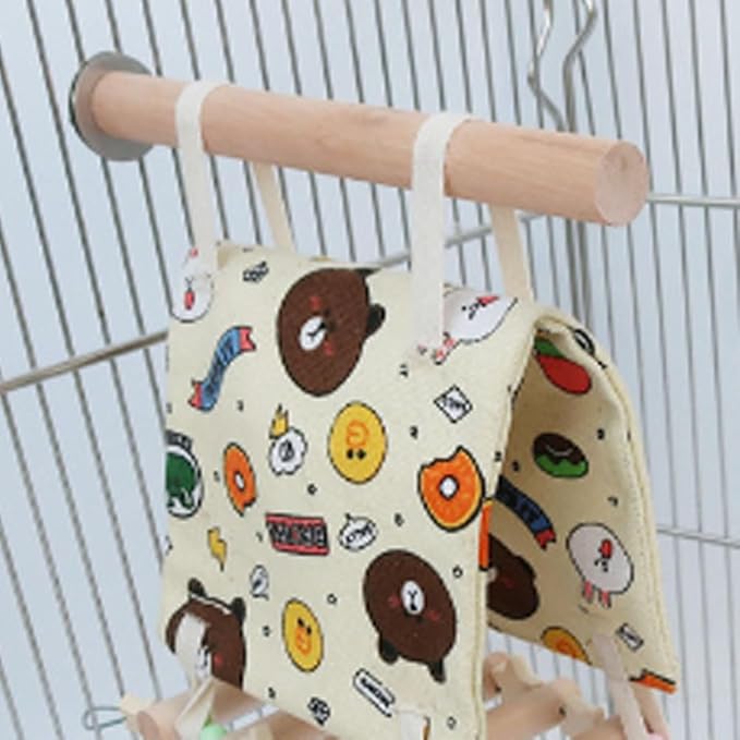 1 Pcs Bird Toys Parrot Supplies Parrot Tent Ladder Bird Bed Bird Playground Suitable for Parrot Cage Toy Set