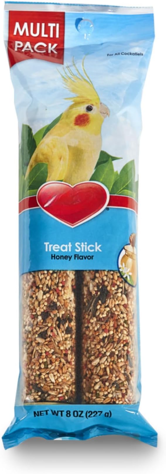 KayteeTreat Stick Honey Flavor - Cockatiel 8 oz (Pack of 1)