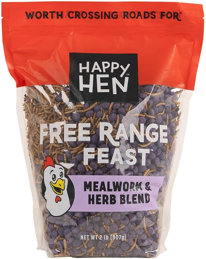 Happy Hen Treats Free Range Feast (Mealworm & Herb Blend)