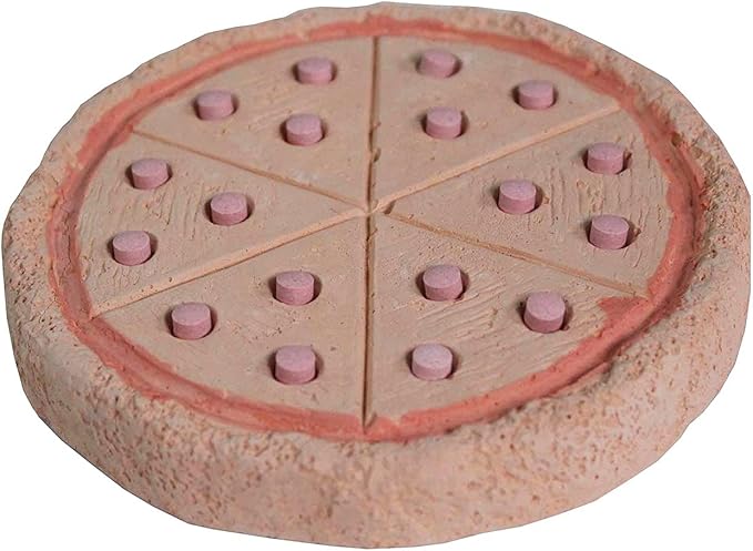 Penn-Plax Tweet Eats: Pizza Tweets – Nutritious and Tasty Mineral Chew – Safe for All Birds – Keeps Beaks Trim and Conditioned – 1 Piece