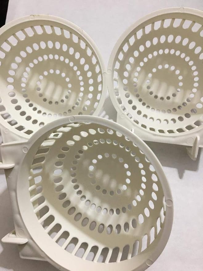 Fit Fly 3 Canary Hang Nest Plastic Finch Bird Nest 4" Diameter Hollow Nesting Breeding Aviary Lot of 3 Nests
