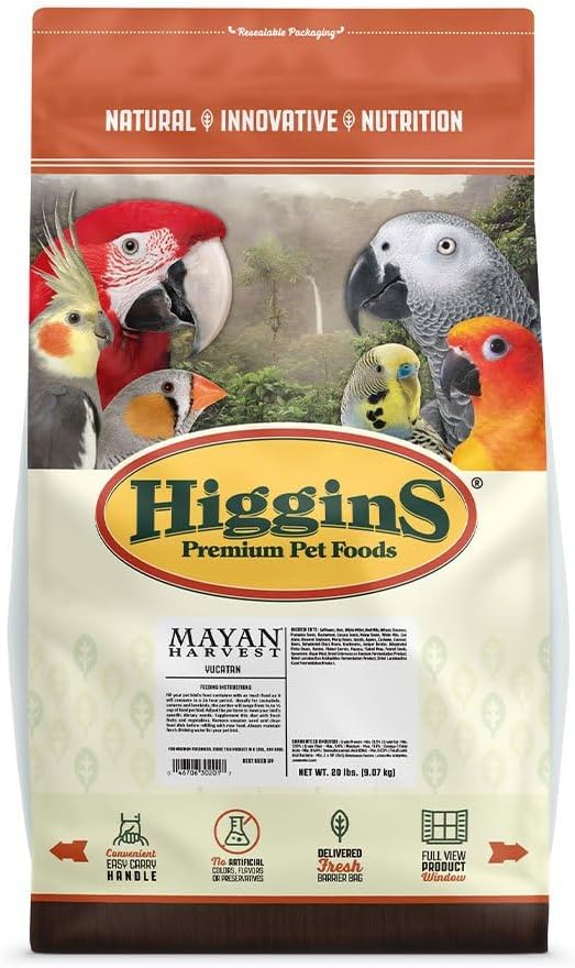 Higgins 466201 Higg Mh Yuca For Small Hookbill, 20 Lb