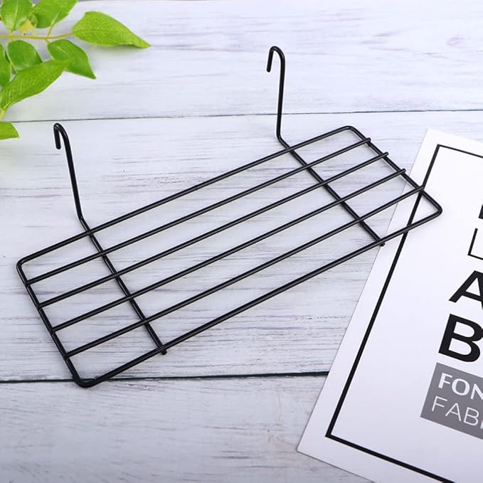 Ipetboom Bird Cage Bird Toys 2pcs Parrot Metal Perch Platform Stand Shelf Parakeet Patio Sundeck for Budgie Cockatiel Conure Cage Accessories Toys