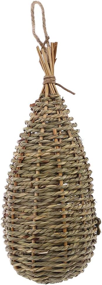 Bird Nest, Natural Outdoor Cage Shelter Hideaway Nest Hut for Small Birds