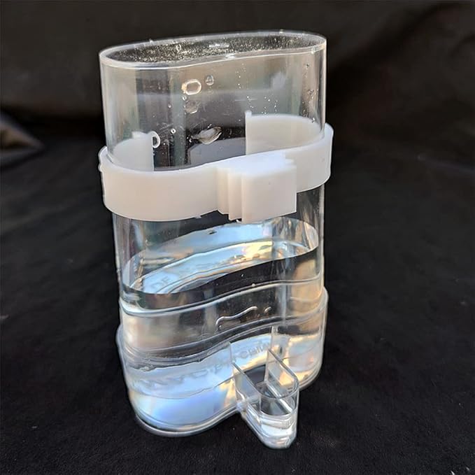 Parakeet Water Dispenser Automatic Water Drink No Spill Clear Container Cockatiel Automatic Feeding Supplies for Cage Automatic Waterer for Birds