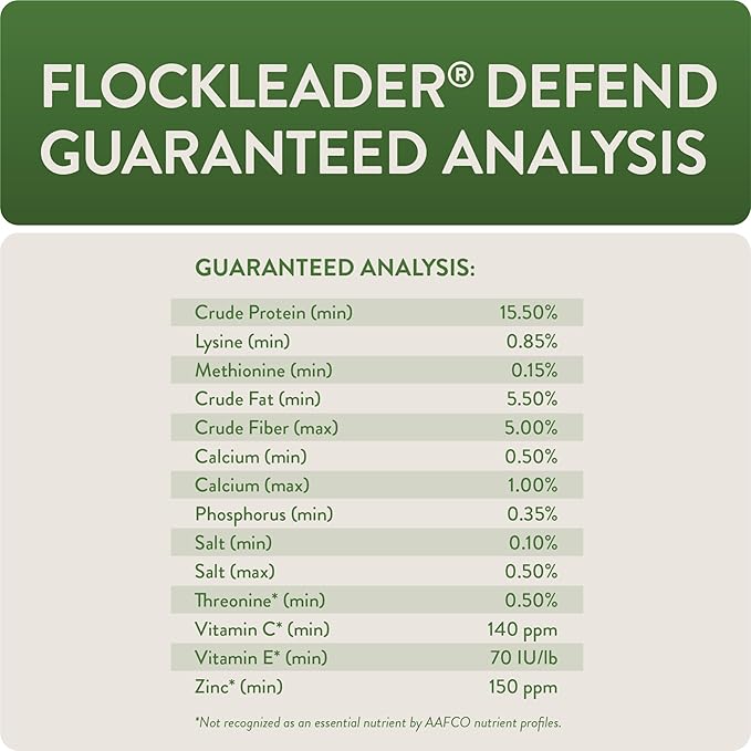 FlockLeader Defend, Functional Poultry Treats for Immune Support, 1.5 lb