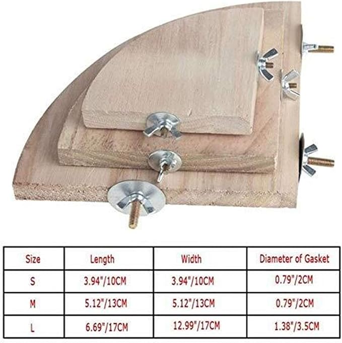 Birds pet Parrot Rat Small Animals Perch Platform Stand Wood cage Accessories Supplier S