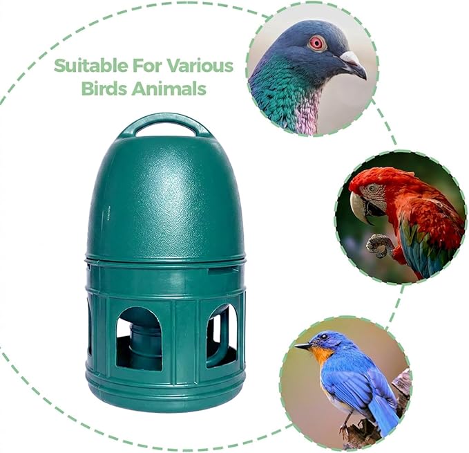 Pigeon Drinker Pigeon Water Dispenser Plastic Drinker Bird Water Pot Container Water Automatic Feeders Supplies 5L