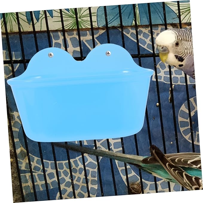 Parrot Bath Tub Injector and Balls Toys Bird Bathtub for Small Birds Like Parakeets and Cockatiels for Outdoor and Indoor Use
