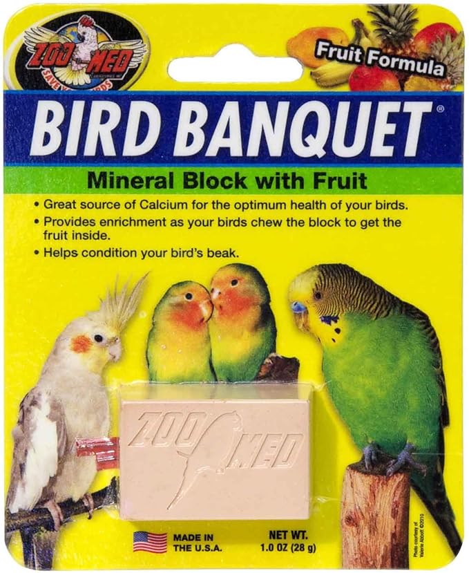 Zoo Med Fruit Bird Banquet Block Small