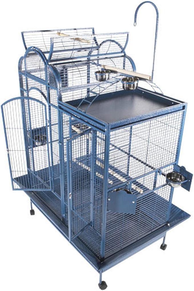 A&E Cage PC-4226D Black Split Level House Bird Cage, 42" x 26"
