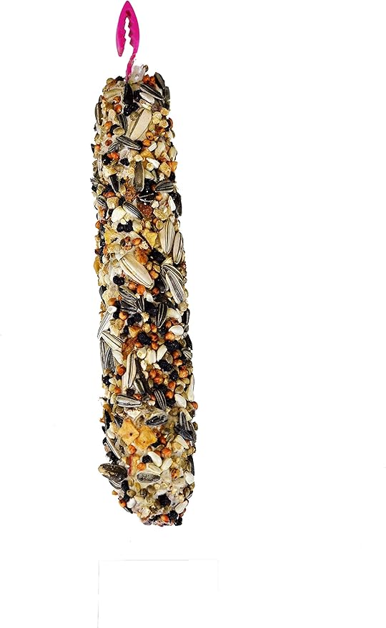Vitapol Smakers by A&E Cage Co XXL Nut Treat Sticks for Parrots – Twin Pack Large Bird Treat Sticks – Energy-Rich Hanging Snack with Real Nuts for Macaws, Cockatoos, African Greys & Large Parrots