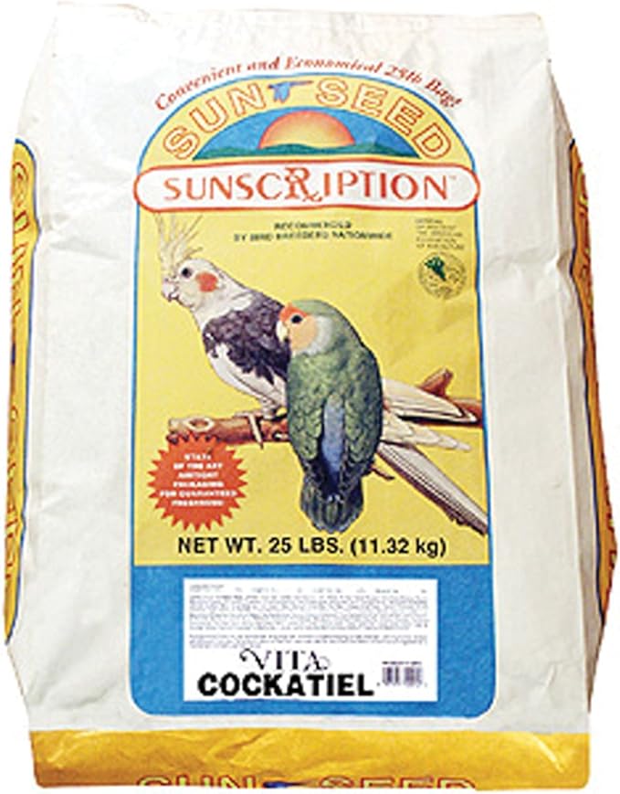 Sunseed 25 lbs Vita Cockatiel Food