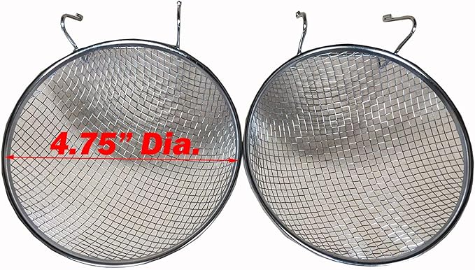 Lot of 5 No Rust Stainless Galvanized Steel Finch Canary Bird Nests with Cage Hook