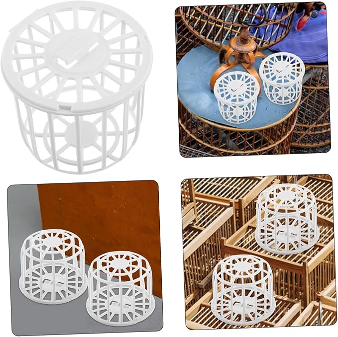4Pcs Plastic Bird Nest Box for Finch Breeding and Canary Cage Versatile Nesting Material Storage for Birds for Parrot and Bird Supplies